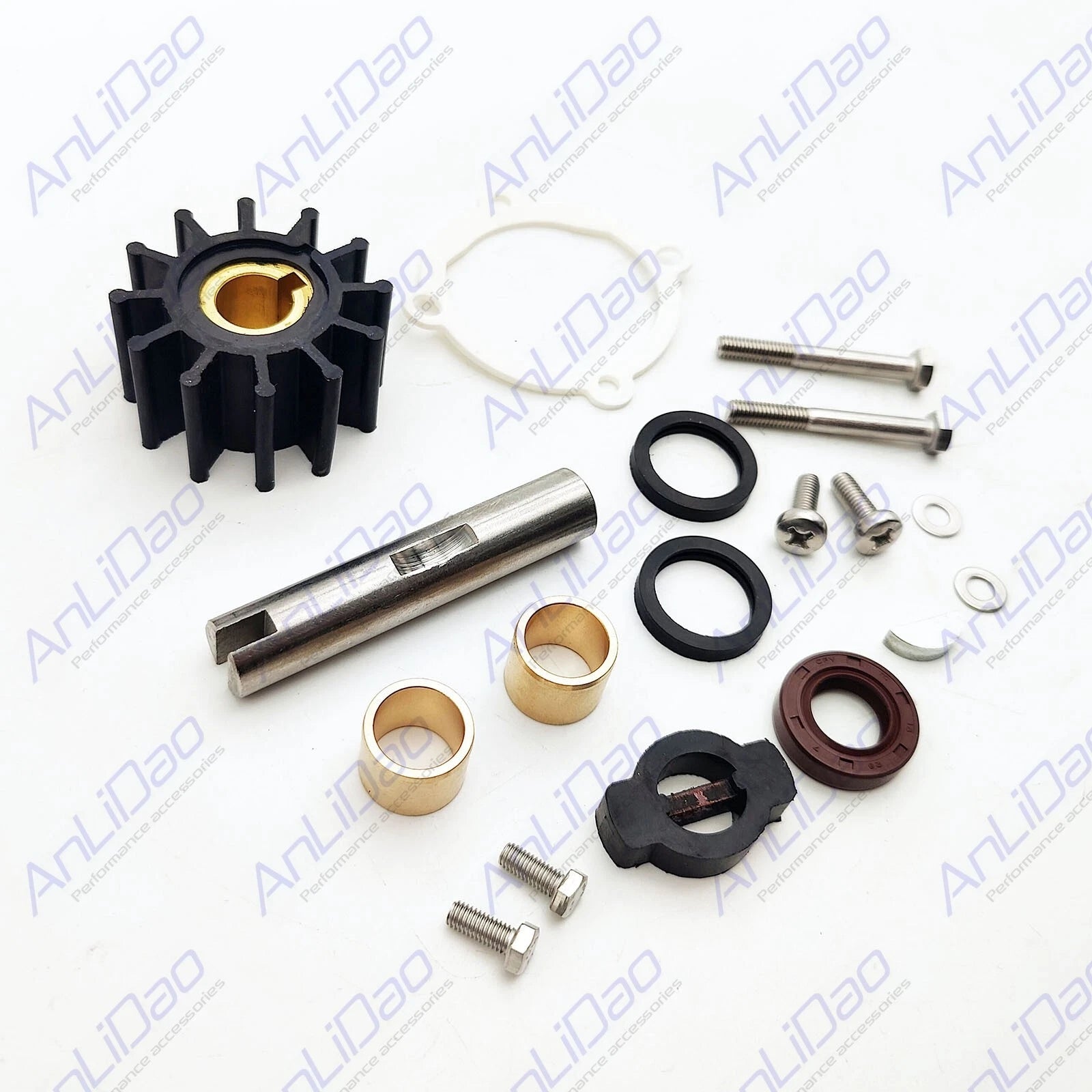 Water Pump Repair for Volvo Penta AQ120 AQ125 AQ131 AQ145 AQ151 (1970–1990) 875575 875574