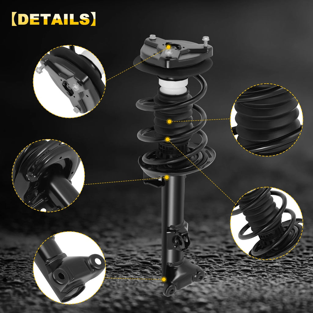 2X Complete Struts for Mercedes-Benz C230 RWD