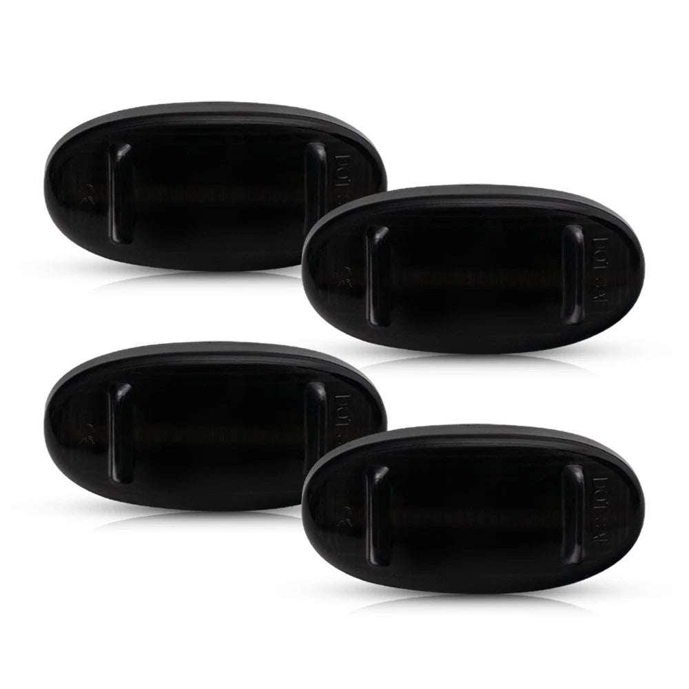 Set of 4 White LED Dually Bed Fender Marker Lights for Ford F250 F350 (2011–2022)