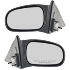 Set of 2 Power Side View Mirrors for Honda Civic 4 Door Sedan (1996–2000)