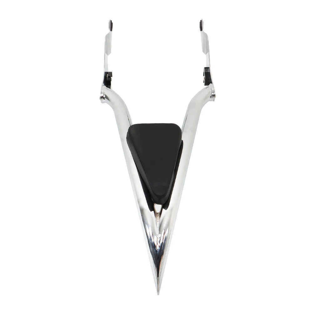 22" Chrome Backrest Sissy Bar for Harley Street Glide Road King (2009–2022)