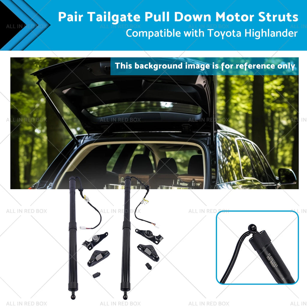 2X Tailgate Pull Down Motor Struts for Toyota Highlander (2014–2019) 68910-09051