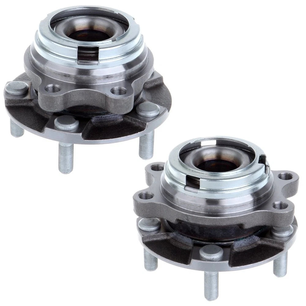 Set of 2 Front Wheel Hub Bearings for Infiniti G37 G35 EX35 EX37 FX45 FX50 M35 (2009–2013)