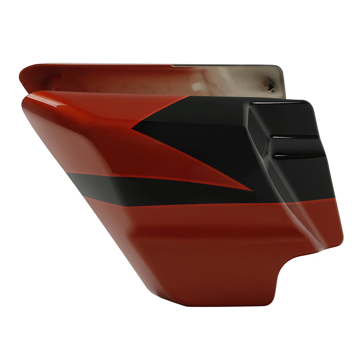 Battery Side Covers for Harley Touring (2009–2024) Sunburst Orange, Starfire Black