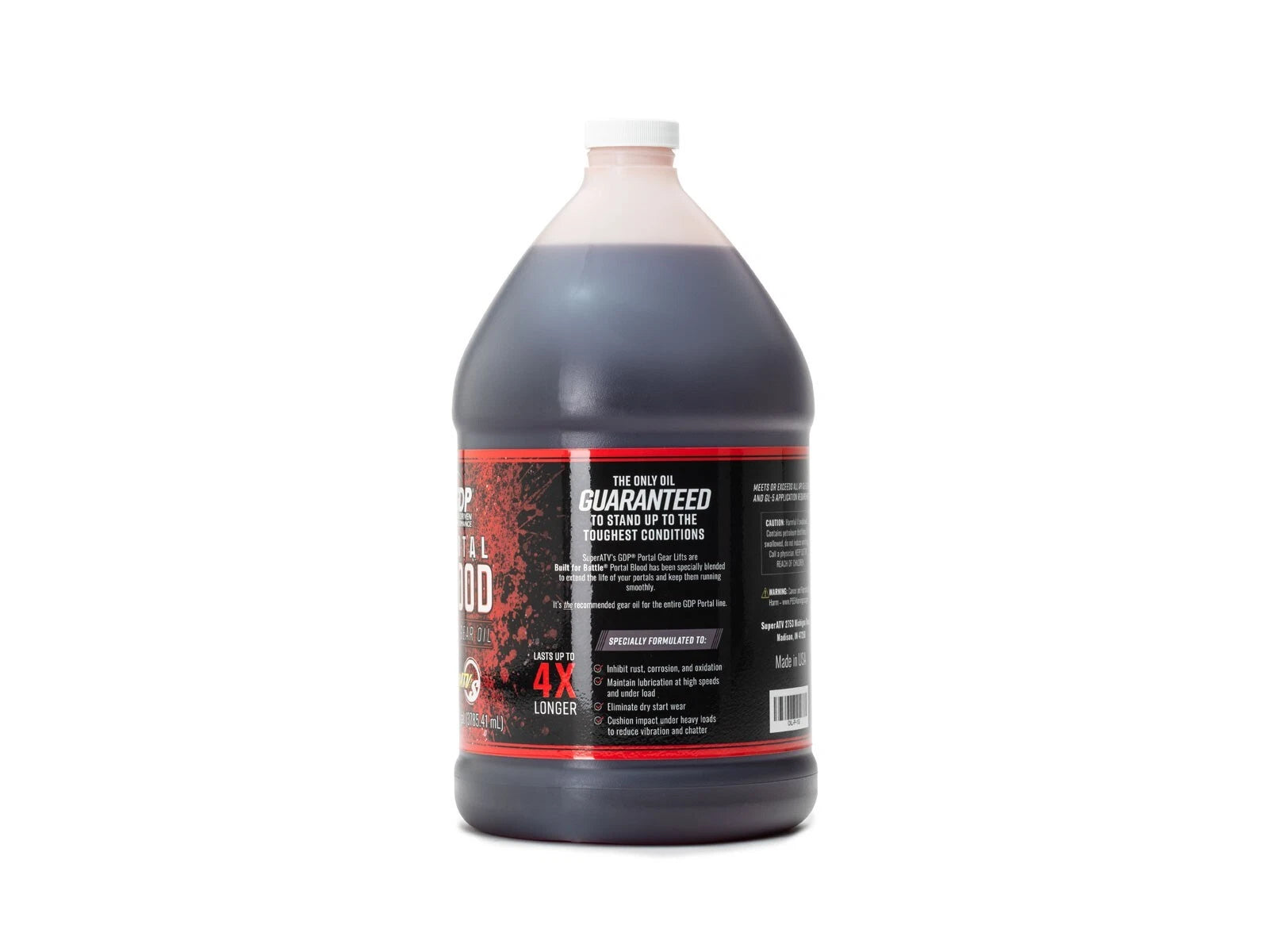 SuperATV Portal Blood Gear Oil for UTVs (Gallon)
