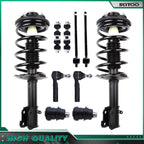Set of 10 Front Quick Strut, Tie Rod, Ball Joint, Sway Bar for Dodge Neon (2000–2005)