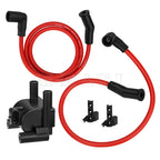 Ignition Coil w/ Spark Plug Wire Cap for Harley FXD (2000–2017)