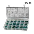 O-Ring Kit 270Pcs 18 Sizes for Car A/C System Compressor