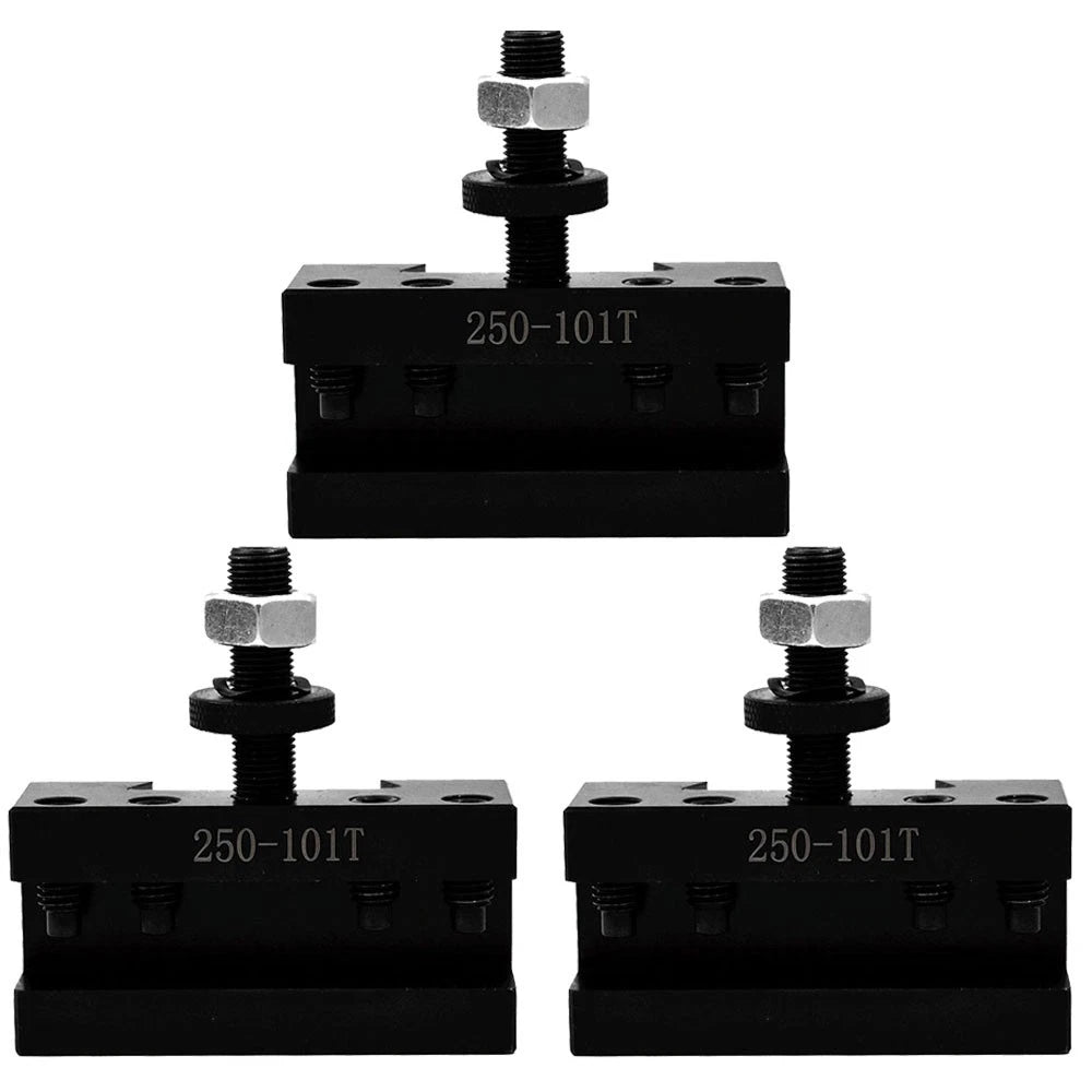 Set of 2 Quick Change Turning Tool Holders for 6-12" Lathe