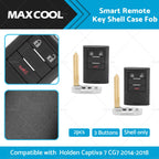 3 Buttons Smart Remote Key Shell Case for Holden Captiva 7 (2014–2018)