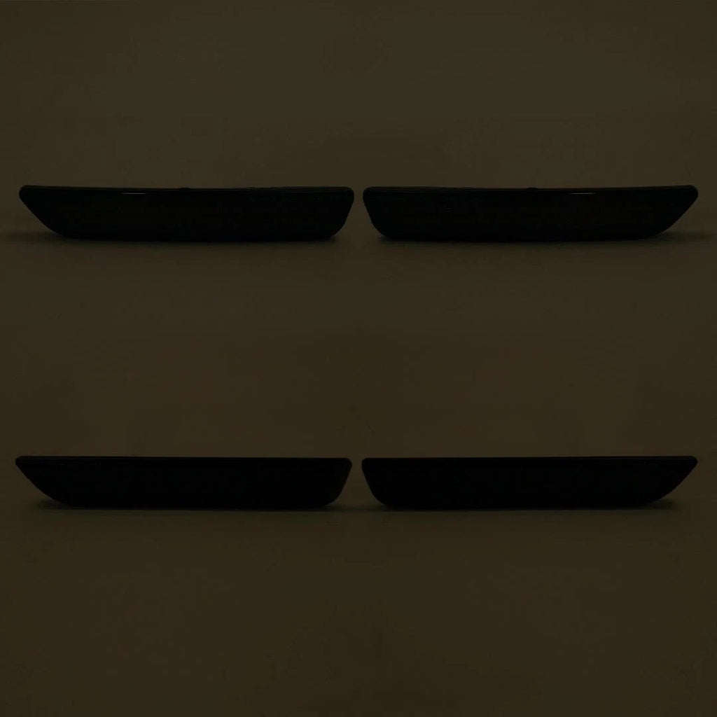 Set of 4 LED Side Marker Lights for Ford Mustang (2010–2014) Smoke