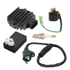 CDI Box Ignition Coil Voltage Regulator Relay Kit for Honda Recon 250 (2002-2023)