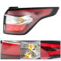 Passenger Side Halogen Outer Red Brake Tail Light for Ford Escape Kuga (2017–2019)