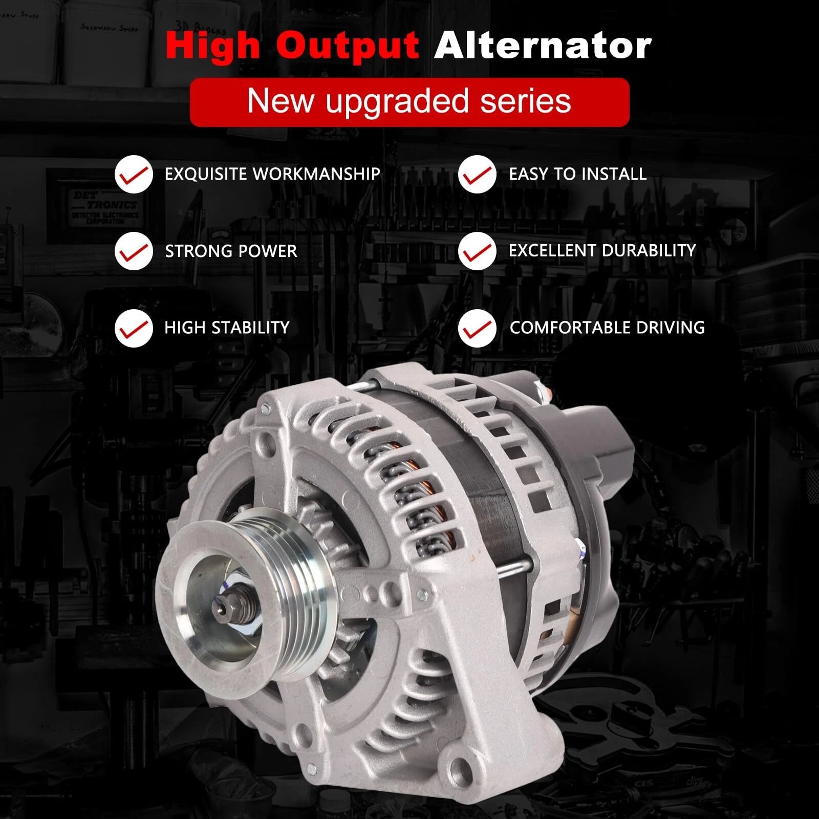 Alternator for Chevrolet Equinox Pontiac Torrent (2007–2009)