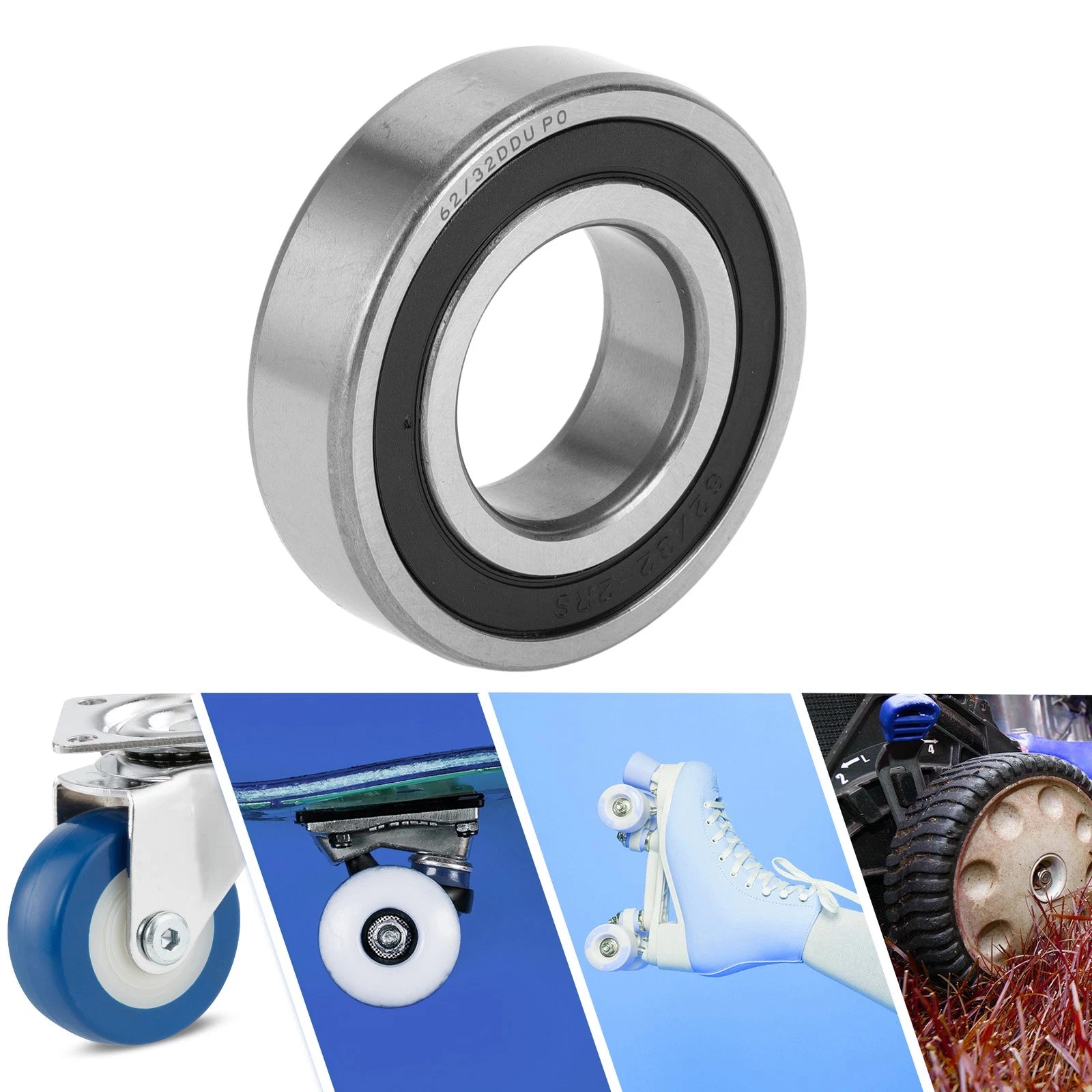 Deep Groove Ball Bearing 32x65x17mm for Scooter Skateboard (P0)