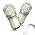2X AUXITO 1157 2057 2357 Front Turn Signal DRL Parking Light Bulb 6000K BAY15D