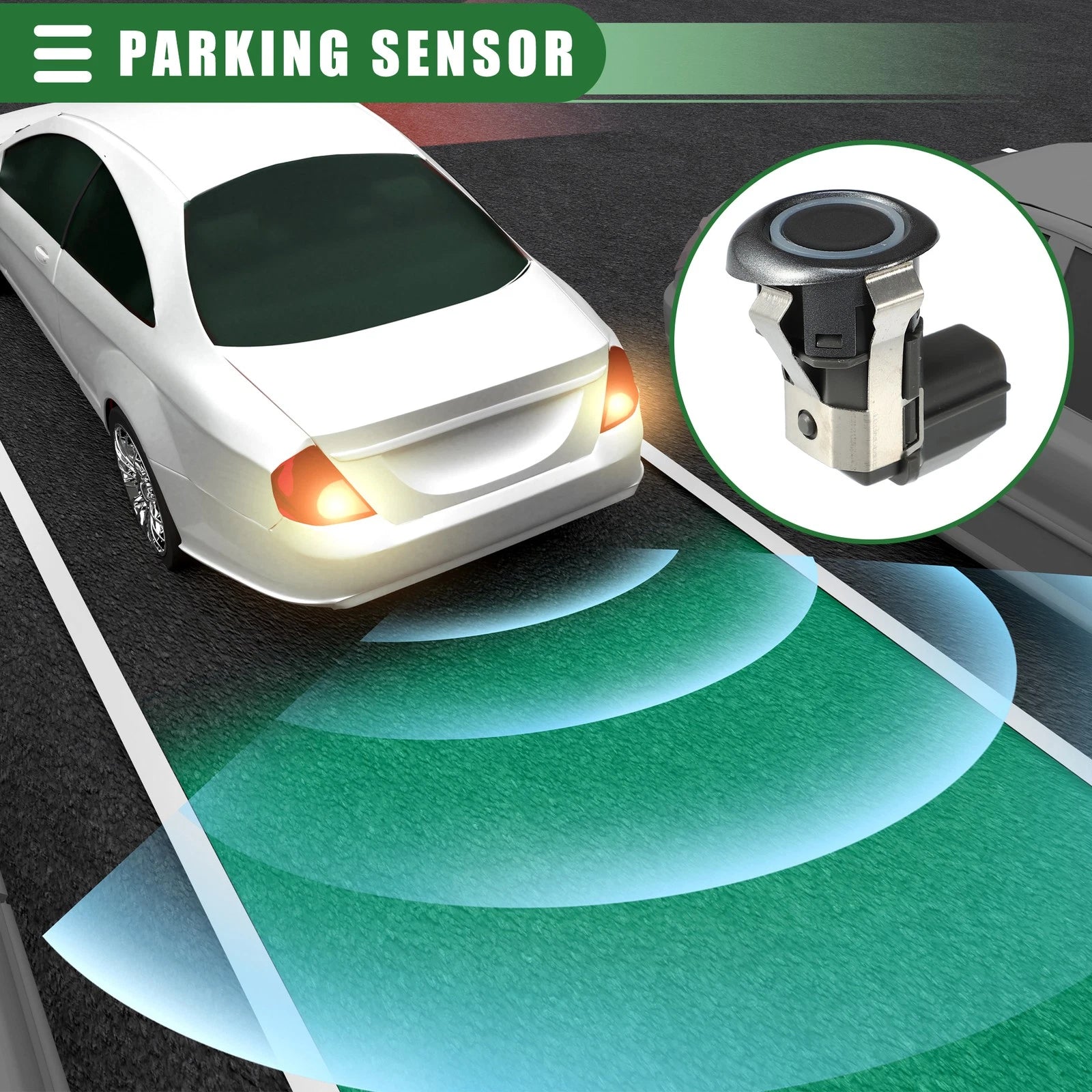 Rear Bumper Park Assist Object Sensor for Mitsubishi Outlander (2014–2021) No. 8651A056HA