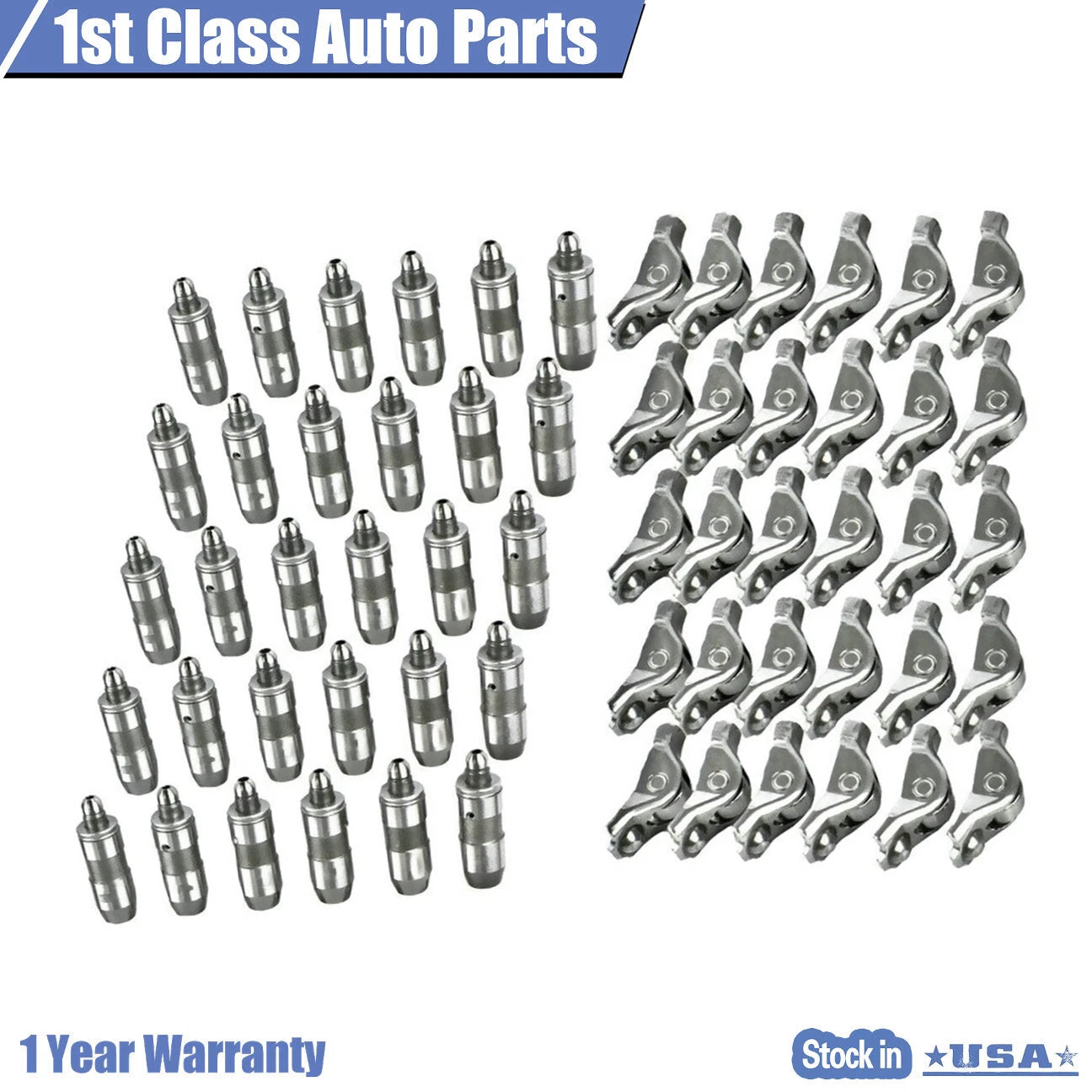 48PCS Engine Rocker Arm & Lifter Set for Ford Expedition Lincoln 5.4L (2003–2014)