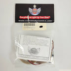 LED Flat Rear Turn Signal Inserts Red Bulb for Harley Street Road Glide (2010–2013)