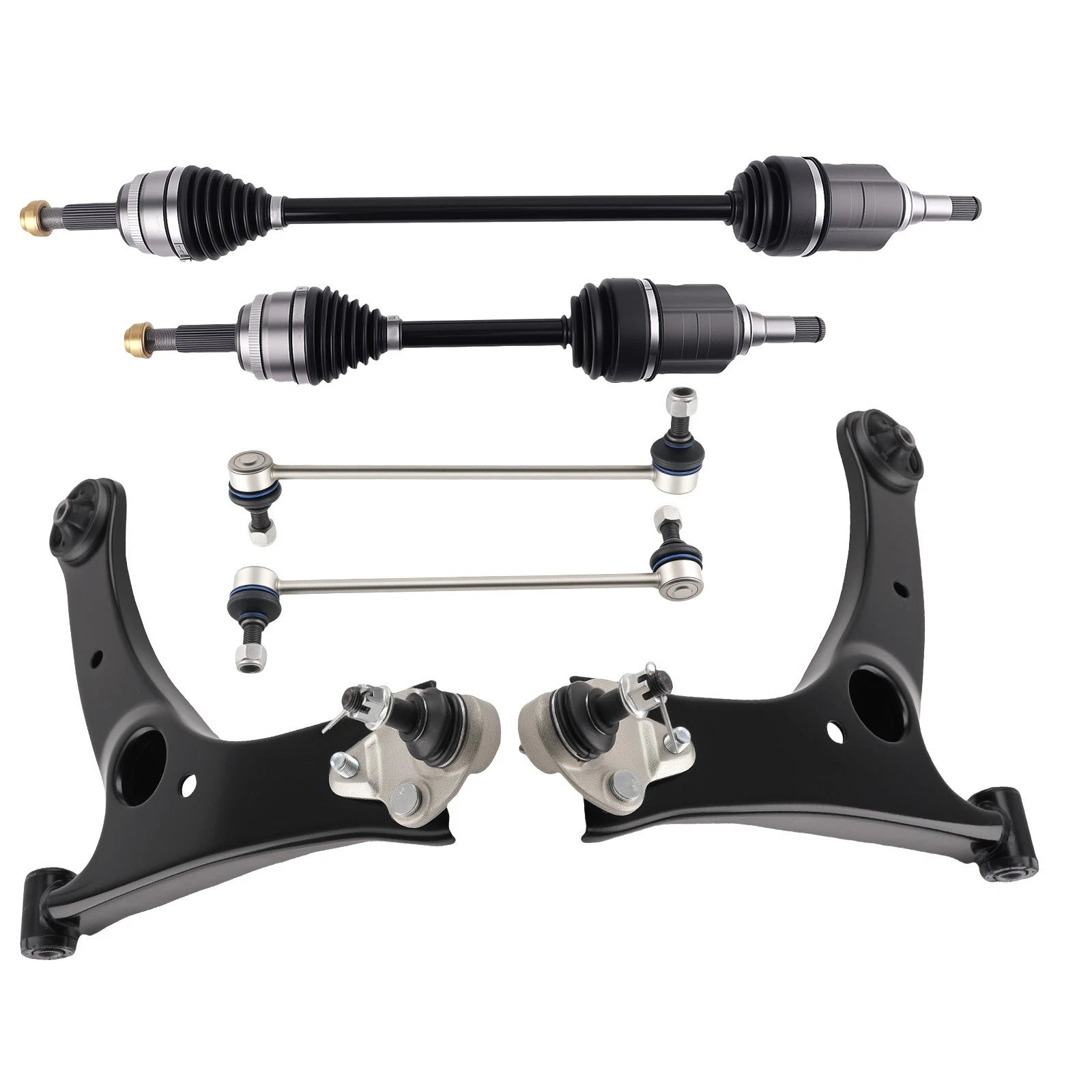 Lower Control Arm Ball Joint CV Axle Shaft Kit for Toyota Corolla (2003–2008)
