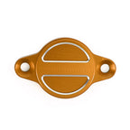 CNC Gold Oil Filter Cover Cap for Ducati Hypermotard (796, 939, 950, 1100, EVO)