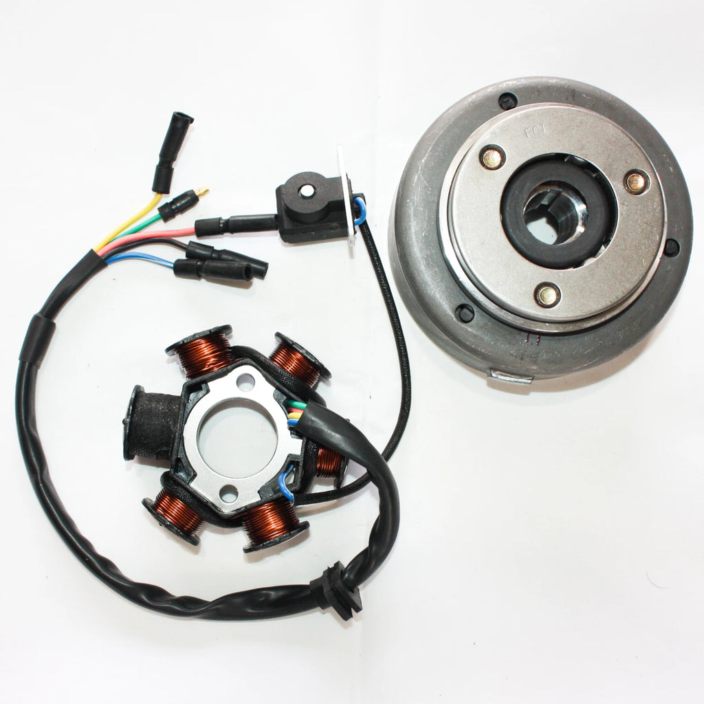 Magneto Stator Plate Roller Flywheel for 110cc 125cc PIT Quad ATV