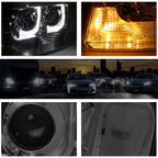Dual LED DRL Projector Headlight for Ford F150/Mark LT (2004–2008)