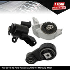 Motor & Trans Mount Set for Ford Fusion, Mercury Milan (2010–2011)