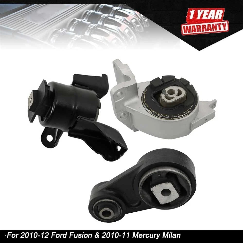 Motor & Trans Mount Set for Ford Fusion, Mercury Milan (2010–2011)