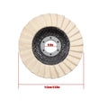 5 Pack Felt Flap Disc Abrasives for Polishing Wheel (4-1/2" × 7/8" Arbor)