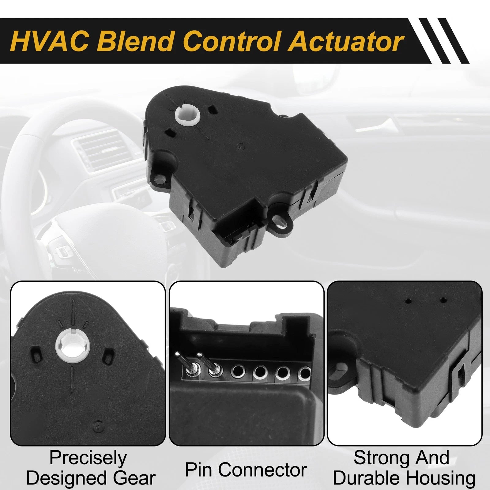 HVAC Heater Blend Door Actuator for Ford Fusion (2010–2012) AE5Z19E616B