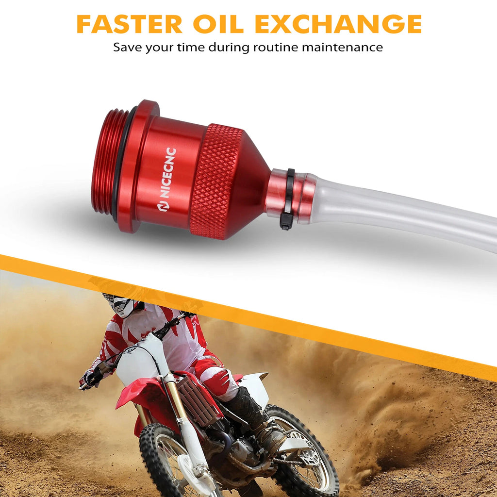 Oil Drain Tool Kit for Honda CRF450R CRF450L CRF450RX CRF450RL (2017–2023)