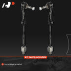 2X Tie Rod End Front for BMW 128i 135i 323i 325i 335is X1 Z4 (2008–2013)