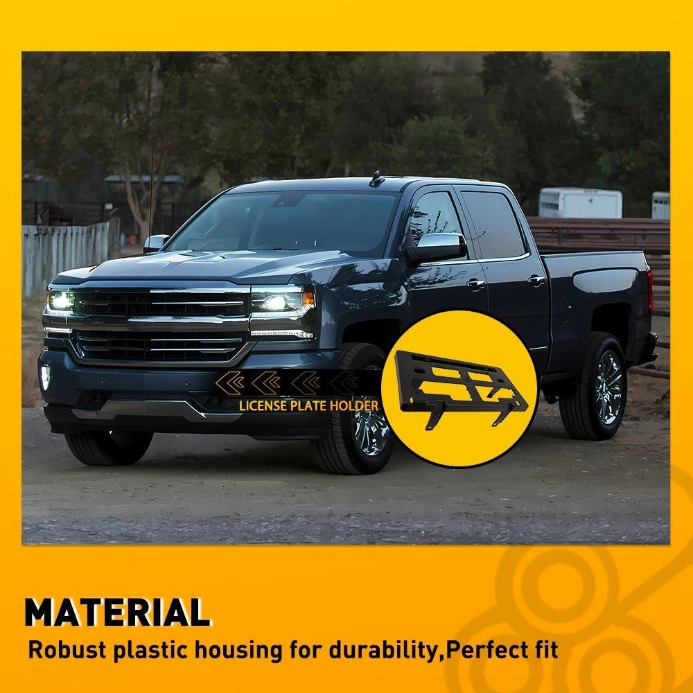 Front License Plate Bracket for Ford Ranger (2019–2022)