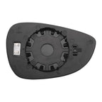 Left Side White Heated Mirror Glass for Ford B Max Fiesta (2012–2019)