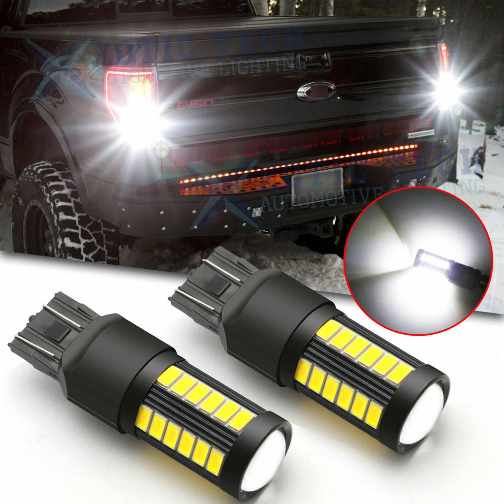 White LED Reverse Backup Light Bulbs for Ford F-150 F-250 (2018–2021)