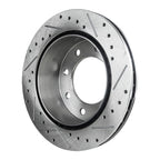 Disc Brake & Pad Kit for Chevy Express 3500 (2004–2020) Rear Cross-Drilled