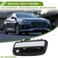 Exterior Door Handle for Toyota (No.6921035030) Black Silver Tone Front Right