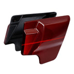 Battery Side Fairing Covers for Harley Touring (2009–2023) Mysterious Red Sunglo