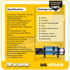 13000LBS Electric Winch for Truck Trailer Off-Road 4WD