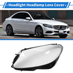 1 Pcs Headlight Lens Cover for Mercedes-Benz C-Class (2018–2020)