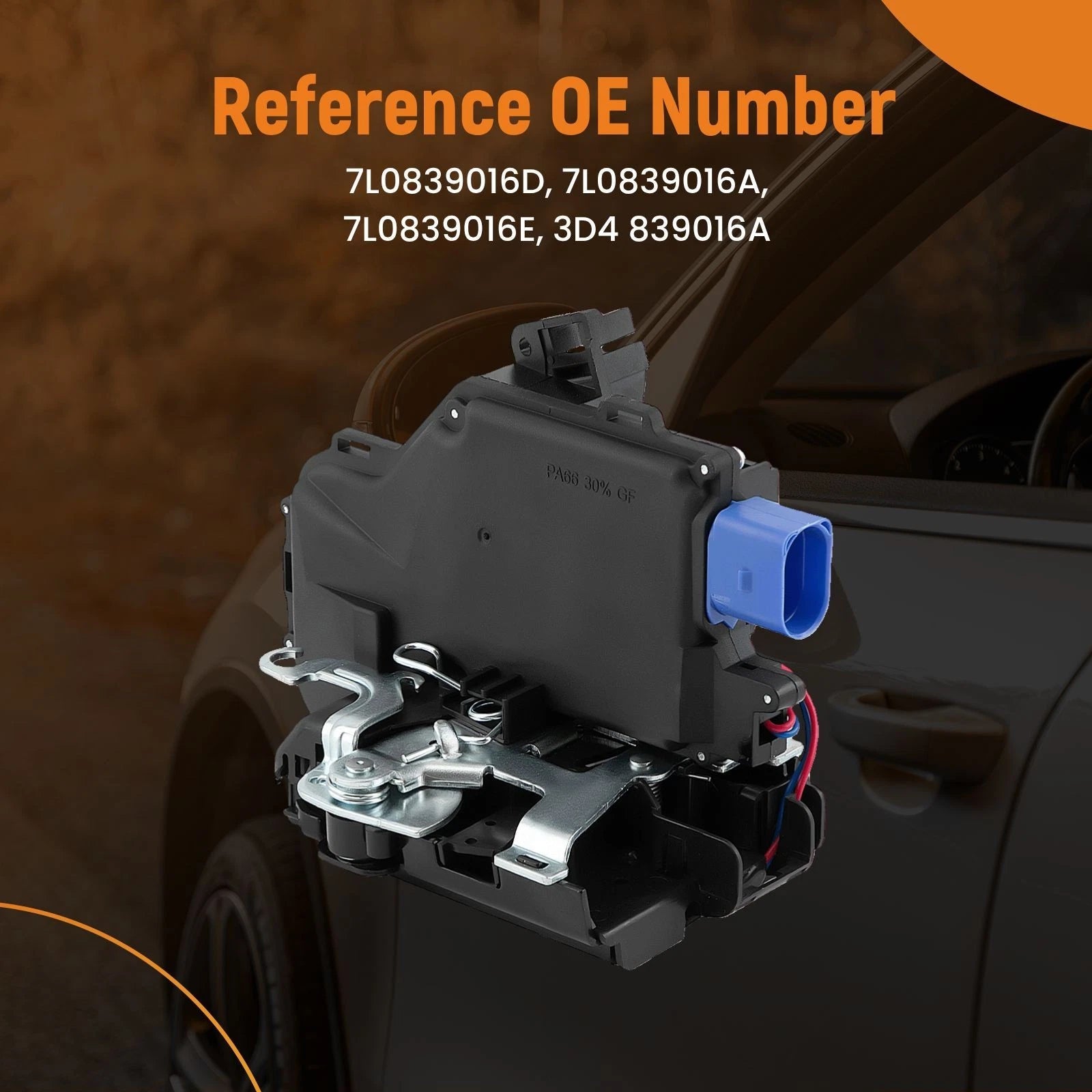 Rear Passenger Door Lock Actuator for Porsche Cayenne (2003–2010)