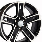 22" Machined Black Wheel for 1992-1994 Chevy Blazer - RVO1402