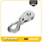 2-Ton Snatch Block with Hook for Heavy Duty Use
