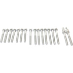 Set of 17 Cylinder Head Bolts for Chevy Equinox, Olds Cutlass