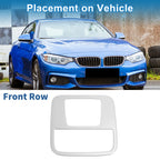 Front Row Light Trim Bezel for Honda N-BOX (2023) Silver Tone