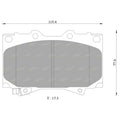 Eco Front Disc Brake Pads Set for Landcruiser 78 79 100 105 Series