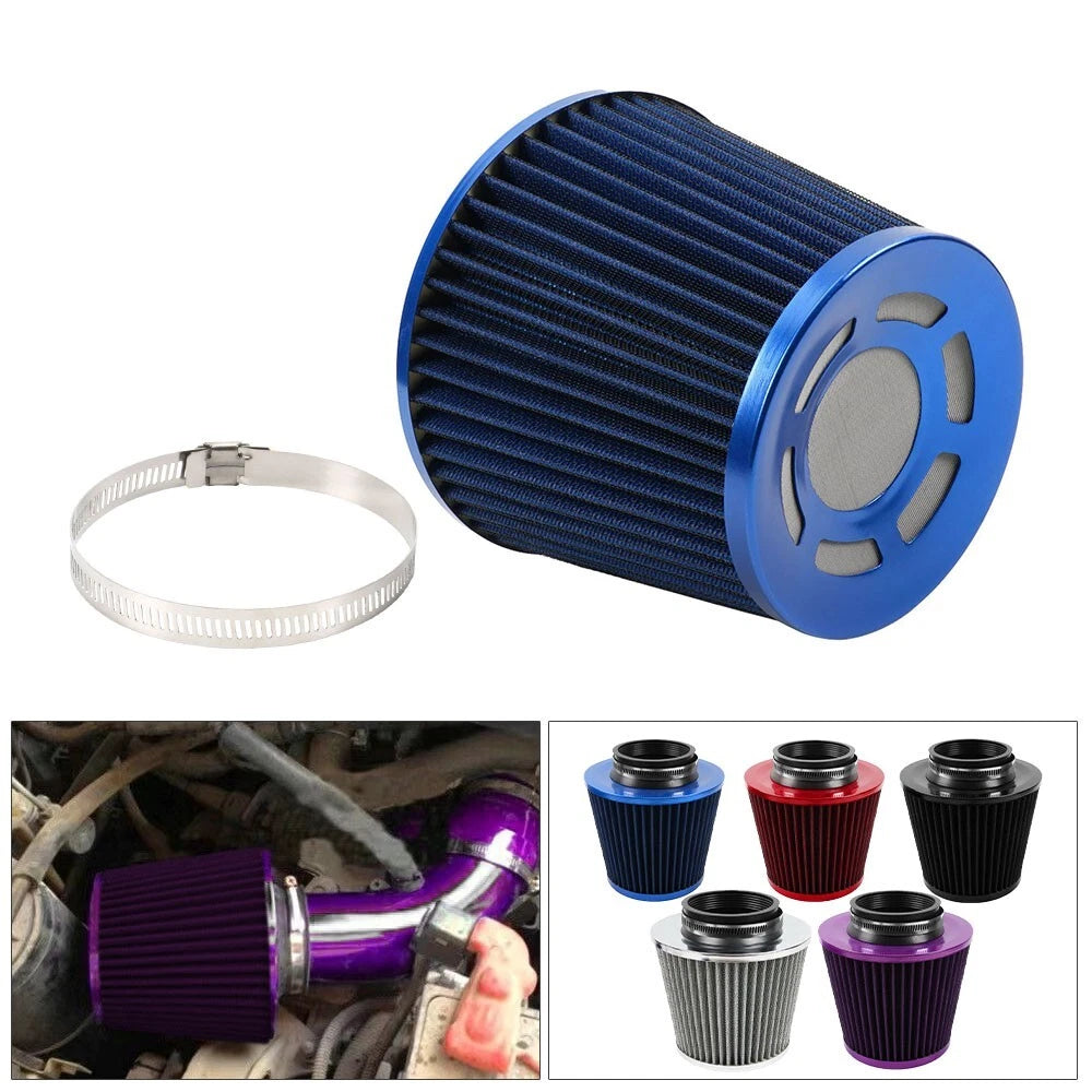 3" 76MM Inlet Cold Air Intake Filter for Universal Fit (2000–2023)