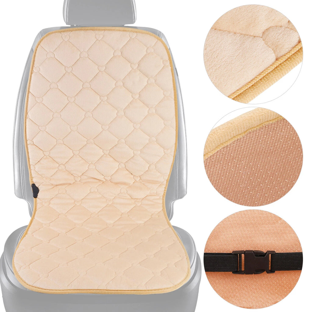 Electric Heated Car Seat Cover Cushion 12V Seat Heater Warmer Pad