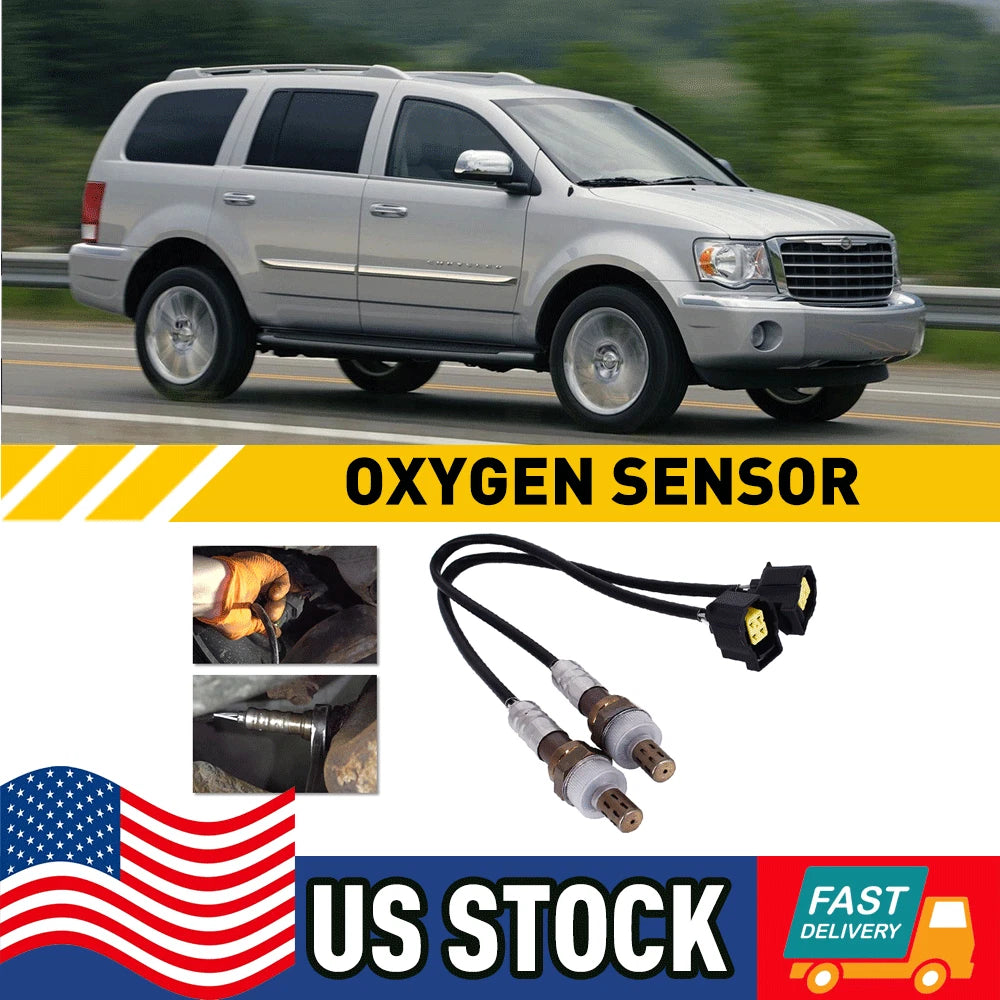 2X O2 Oxygen Sensor for Chrysler Aspen Dodge Dakota Ram 1500 (2007–2010)
